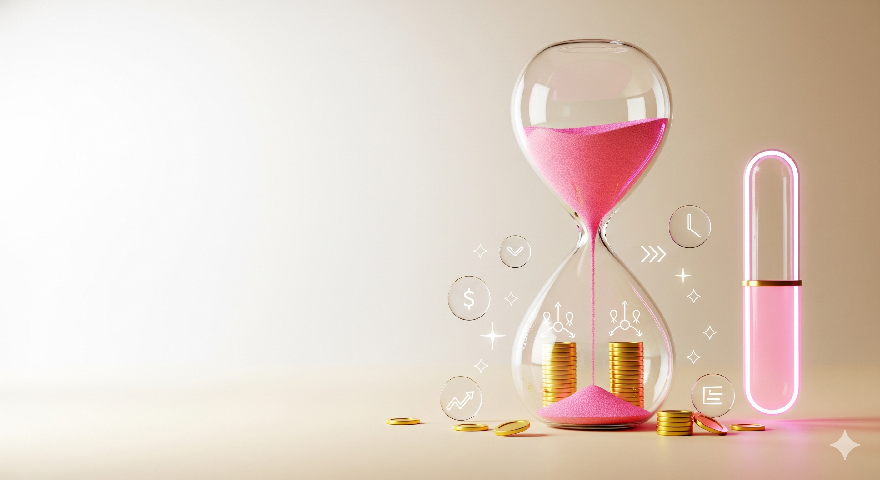 A chart showing dramatic earnings growth